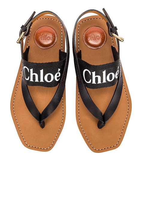 chloe sandals on sale|chloe woody sandals outfit black.